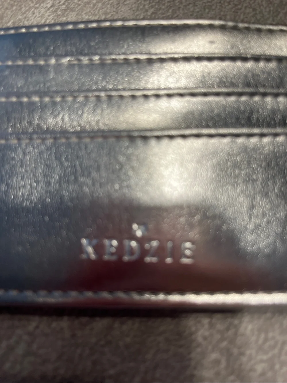 Kedzie Metallic Silver Card & Key Holder